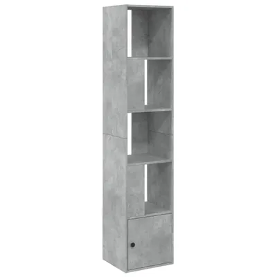 Obrázek produktu pro vidaXL Knihovna betonová šedá 40x36x189 cm materiál na bázi dřeva