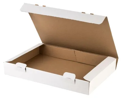 Produktbild von 25x Versandkarton 343x250x49mm schnelle Aufrichtung mit Steckverschluss Maxibrief und Warensendung weiß