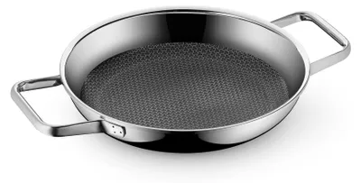 Produktbild von WMF Servierpfanne Ø 24 cm Profi Resist, Schwarz, Edelstahl, Edelstahl, PermaDur, Keramik, Gas, Halogen, Induktion, Edelstahl, WMF Atelier