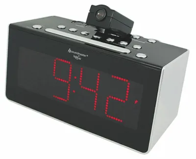 Image de Soundmaster FUR6005 Radio Horloge Noir