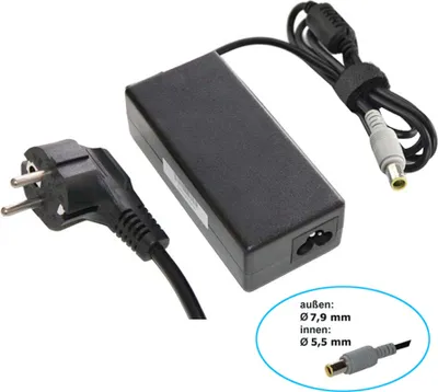 Produktbild von K34C Laptop Ladegerät 90W 20V 4,5A AC Netzteil für Lenovo ThinkPad – 7,9 × 5,5 mm Anschluss
