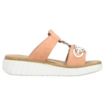 Produktbild von Rieker fsk damen sandalen Pantolette orange in Gr. 43