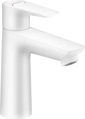 Immagine prodotto di hansgrohe Talis E, mitigeur monocommande de lavabo 110, vidage automatique, saillie de 112 mm, 71710700, 71710700
