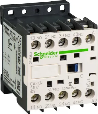 Immagine prodotto di Contattore ausiliario Schneider Electric, 3S+1Ö, 42 V 50/60 Hz CA2KN31D7