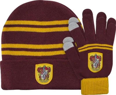 Immagine prodotto di Harry Potter - Cappello e guanti "Grifondoro" per bambini CD2306 (taglia unica) (rosso bordeaux/giallo)