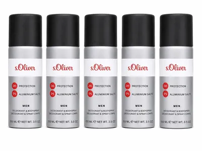 Produktbild von s.Oliver Men Deodorant & Bodyspray 5 x 50 ml