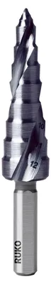Image de RUKO ULTIMATECUT Foret étagé HSS RUnaTEC avec pointe FLOWSTEP® Taille 0/9 - 101650-9P