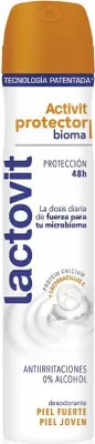 Zdjęcie produktu dla Lactovit - Activit Probiotic-L i L-Casei F dezodorant ochronny, 0% alkoholu, przeciw podrażnieniom i 48H skuteczności