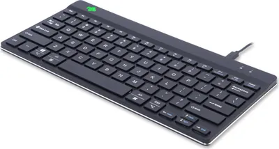 Produktbild von R-Go Tastatur Compact Break US-Layout verkabelt schwarz