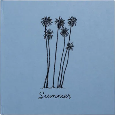 Image de Exacompta Album photos livre 30 pages noires Summertime Bleu glacé 16345E