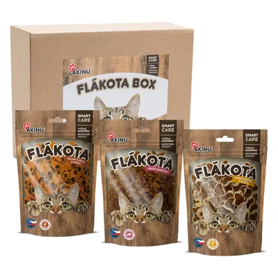 Obrázek produktu pro Akinu FLÁKOTA BOX Pamlsky pro kočky