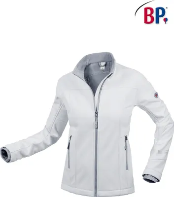 Produktbild von BP® Softshelljacke für Damen - weiß - L