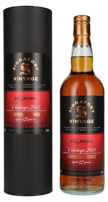 Produktbild von Signatory Vintage DALMORE 12 Years Old The Un-Chillfiltered 1st Fill Oloroso Butt #3,6 2014 46% Vol. 0,7l in Geschenkbox