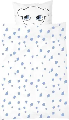 Produktbild von LuckyBoysunday Duvet Cover Maus 140 x 200 cm weiß/blau