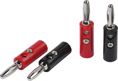 Produktbild von Bananenstecker (schraubbar) -> Kabel max. 2 mm² (46086)
