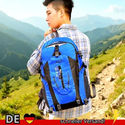 Produktbild von Wanderrucksack 40 L Leicht für Reisen Bergsteigen Wasserdicht Sporttaschen