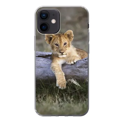 Produktbild von MuchoWow® Handyhülle Schutzhülle Hülle für iPhone 12 Jungtier - Tier - Natur Silikon Softcase Handy Hülle - Schutzhülle