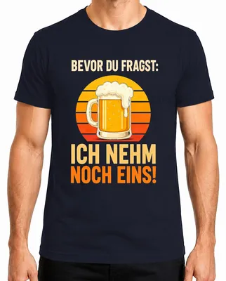 Imagen del producto de Antes de preguntar: "Me tomo otra cerveza". Camiseta para hombre, color azul marino, talla XL. Ideal para beber, divertirse y celebrar