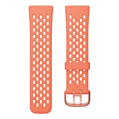 Produktbild von Fitbit FB174SBCRPKL, Band, Smartwatch, Orange, Pink, Fitbit, Sense & Versa 3, Aluminium, Silikon