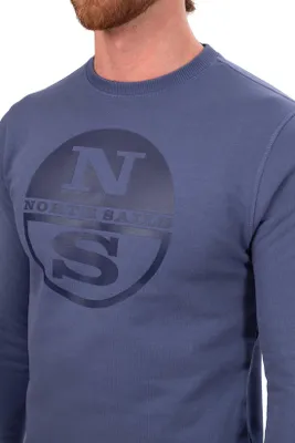 Produktbild von NORTH SAILS - Herren Sweatshirt mit Rundhalsausschnitt und Logo - Größe XXL