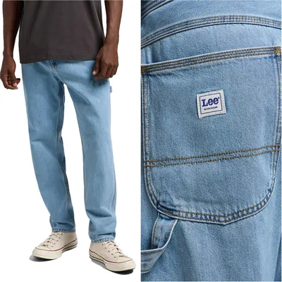 Immagine prodotto di LEE, Jeanshosen per bambini, vestibilità ampia, CARPENTER, W33 L32, Blau, Jeans, baggyjeans, buggy