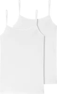 Produktbild von Schiesser Damen 2 er Pack Spaghettitop Gr. 34  weiss