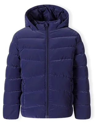 Image de Manteau d'hiver Minoti, bleu foncé, taille 110, pour filles