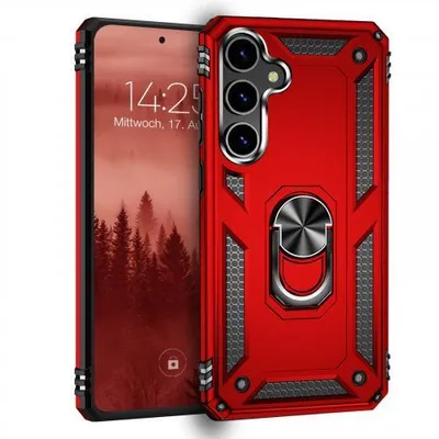 Produktbild von Armor Hülle Für Samsung Galaxy S Serie - Farbe: Rot - Modellkompatibilität: Für Samsung Galaxy S24