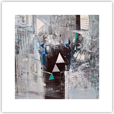 Produktbild von Poster - Poster ohne Rahmen - Abstraktion modern - 30x30 cm - Wand Bild - Wanddeko - Wandbilder - Kunstposter - Wandposter - Bilder - Kunstdruck - Wanddekoration - Wandbild - P2XAC30x30-4006