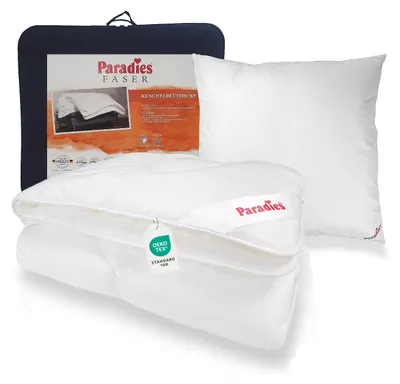 Produktbild von Paradies Ganzjahresdecke Bettenset Halia medium + Kissen Softy 135x200