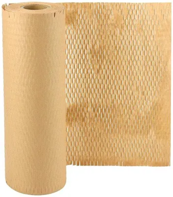 Obrázek produktu pro Obalový papír, 50 metrů - struktura plástve - tlumící/ochranný - šířka 30 cm - 80 g/m² - alternativa k bublinkové fólii