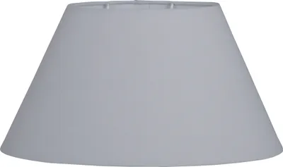 Produktbild von Näve Lampenschirm oval - Material: Polyester / Baumwolle Mix - Farbe: grau; 117416