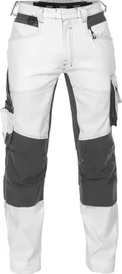 Produktbild von Dassy Stretch-Malerhose Dynax PESCO41 201019 Gr. 56-STANDARD weiß/anthrazitgrau