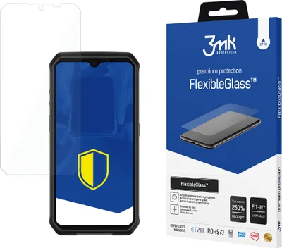 Produktbild von 3mk Display Hybridglas FlexibleGlass für Ulefone Armor 9 0,3mm 7H