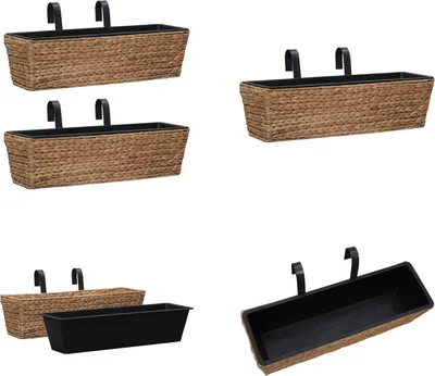 Produktbild von vidaXL Pflanzkübel 2 Stk. Wasserhyazinthe - Pflanzgefäß - Pflanzgefäße - Blumenkasten - Blumenkästen