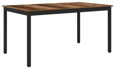 Productafbeelding van Eettafels 150 x 90 x 75 cm Bewerkt hout Oud hout Rechthoekig