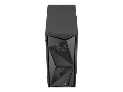 Immagine prodotto di AeroCool Glider - Tempered Glass Edition - Tower - ATX - pannello laterale con finestra (vetro temperato) - senza alimentatore