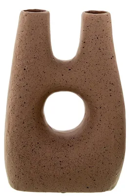 Keramikvase abstrakt, Natur, 20x10x28 cm