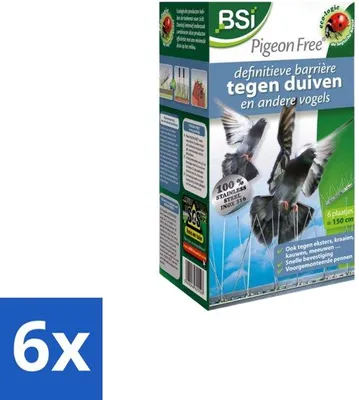Obrázok produktu pre Nerezová ochrana proti vtákom 1,5 m – 6 ks