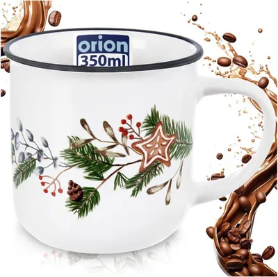 Zdjęcie produktu dla Kubek ceramiczny gałązki 330ml