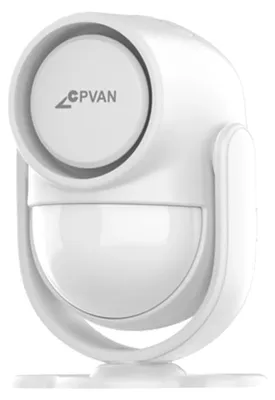 Imagen del producto de Sensor de movimiento, compatible con control remoto, sistema de seguridad confiable, kit A, color blanco