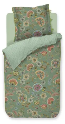Productafbeelding van Beddengoedset Matata, groen, 155x220 cm