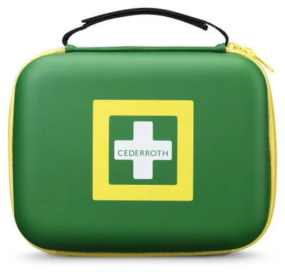 Produktbild von Cederroth Erste-Hilfe-Set mittel, robuste Tasche mit transparenten Fächern und Tragegriff