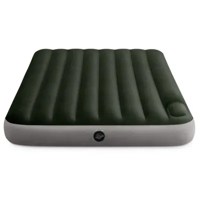 Produktbild von Intex Airbed - Doppelbett - 137 x 191 x 25 cm - Grün - Spannbettuch - Küssen - Pumpe - Reperaturset en Kissenschutz