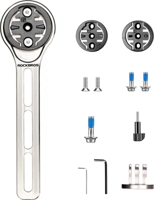 Produktbild von ROCKBROS Fahrradcomputer Halterung Lenkerverlängerungshalterung Kompatibel mit für Garmin, Wahoo, Bryton Titan
