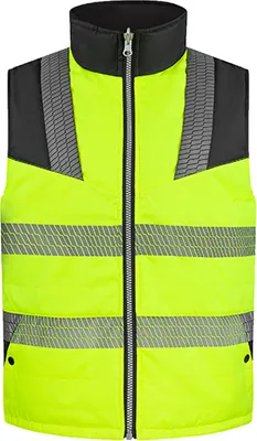 Produktbild von Korntex KXBW | Hi-Vis Bodywarmer Elbrus wasserabweisend - Farbe: Signal Yellow - Größe: L
