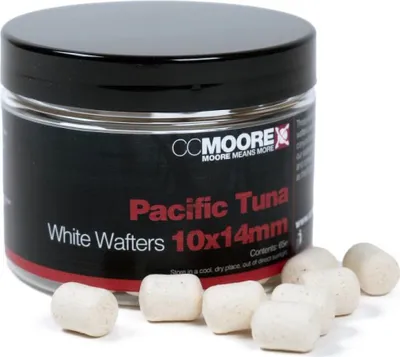 Image de Cc Moore Pacific Tuna White Dumbbell Bait 10X14Mm