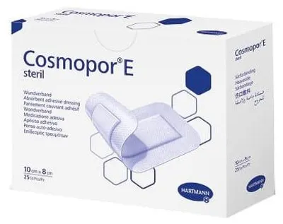 Immagine prodotto di Cosmopor E Cerotto Adesivo Per Medicazioni In Tessuto Non Tessuto 10X 8Cm 10 Pezzi