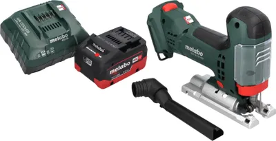 Produktbild von Metabo STA 18 LTX 100 Akku Stichsäge 18 V 100 mm Brushless + 1x LiHD Akku 5,5 Ah + Ladegerät
