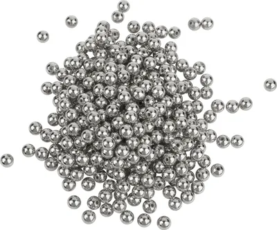Produktbild von VBS XXL Wachsperlen, Ø 4 mm, 1.000 Stück Silber